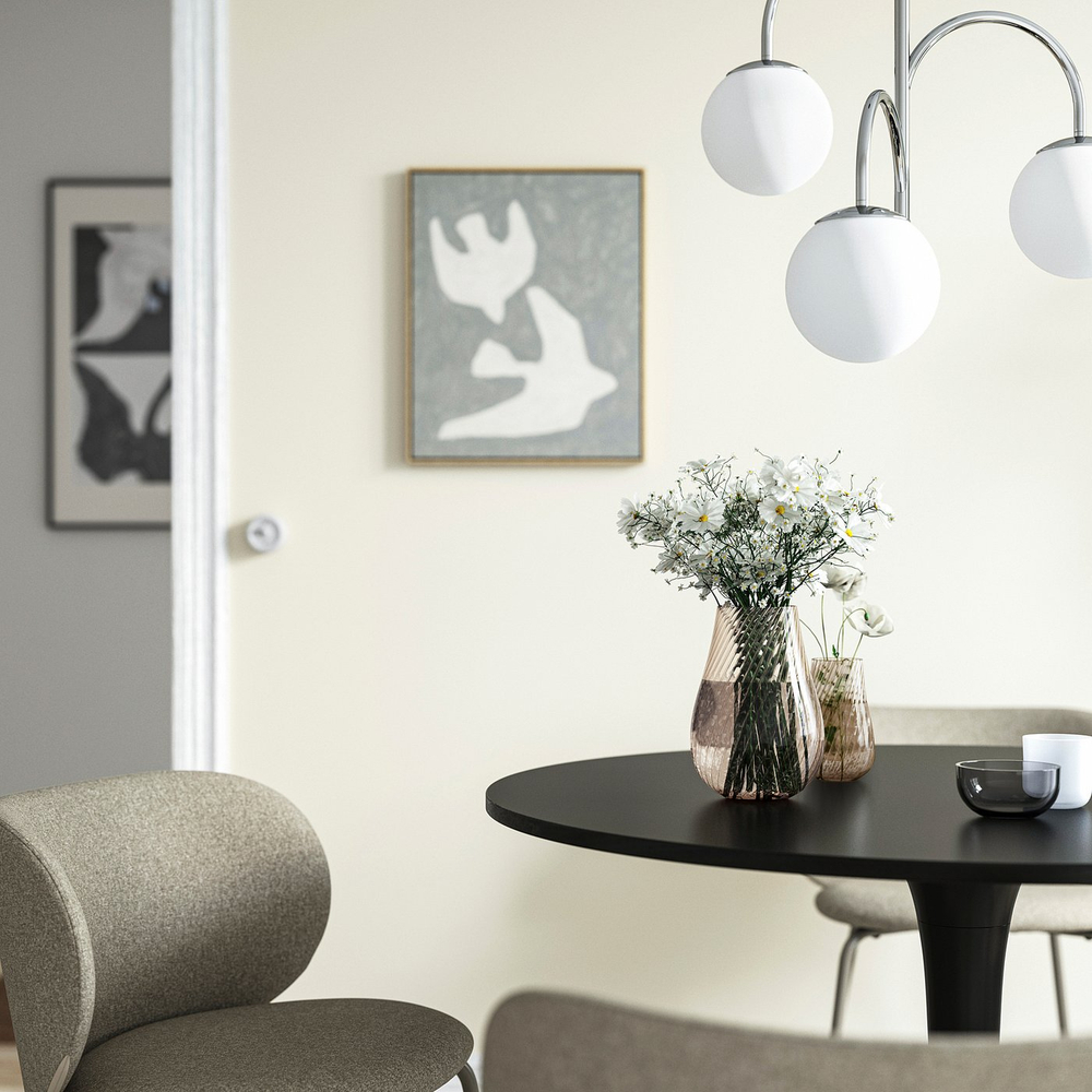 IKEA PÅSKÖTRÄD  (ИКЕА ПОСКЁТРЭД)  -  Ваза - стекло/светло-коричневая 20 см