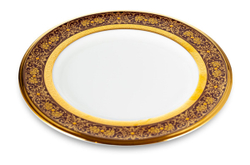 Тарелка десертная 17см Noritake Джорджиан золотая