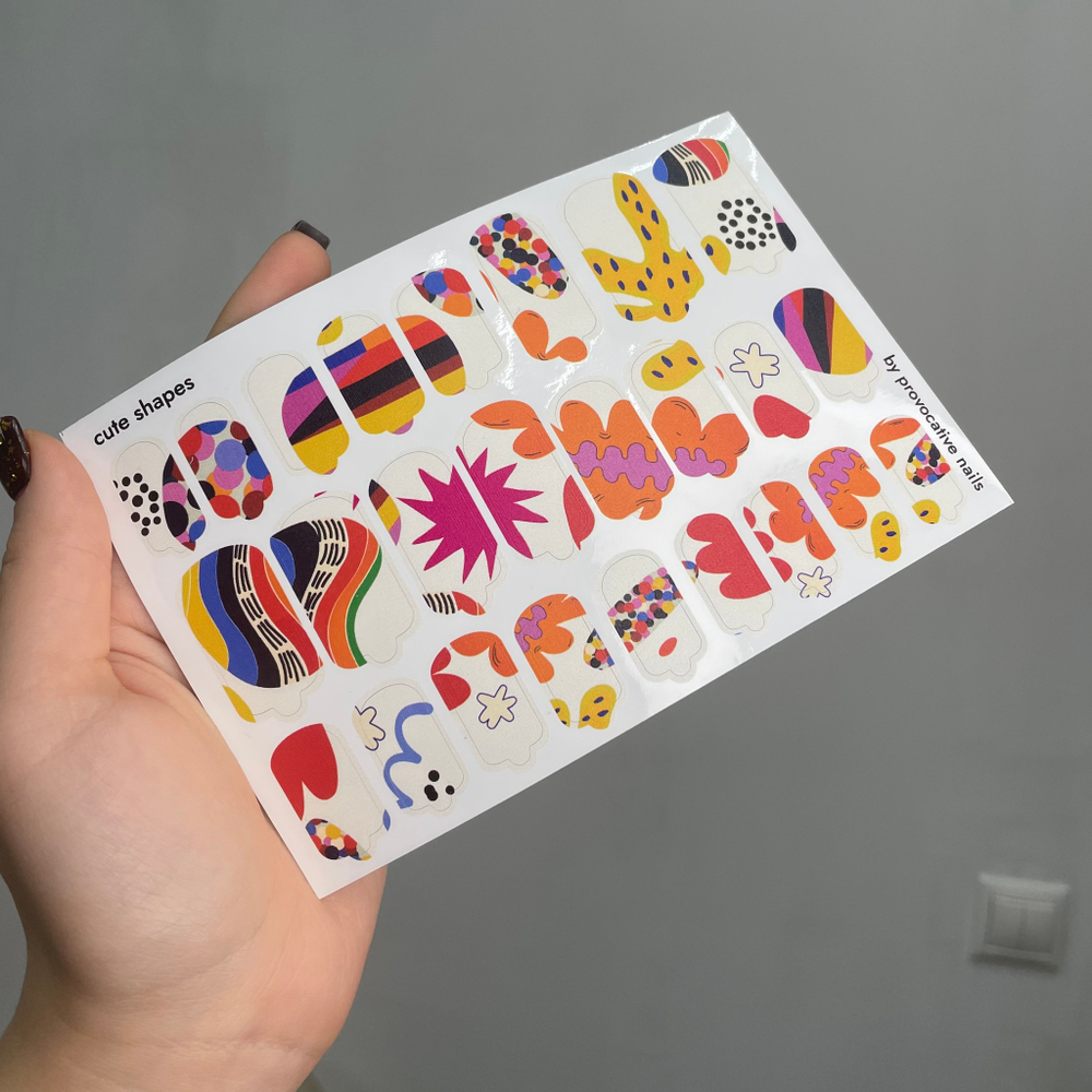 Пленки для маникюра Provocative Nails cute shapes