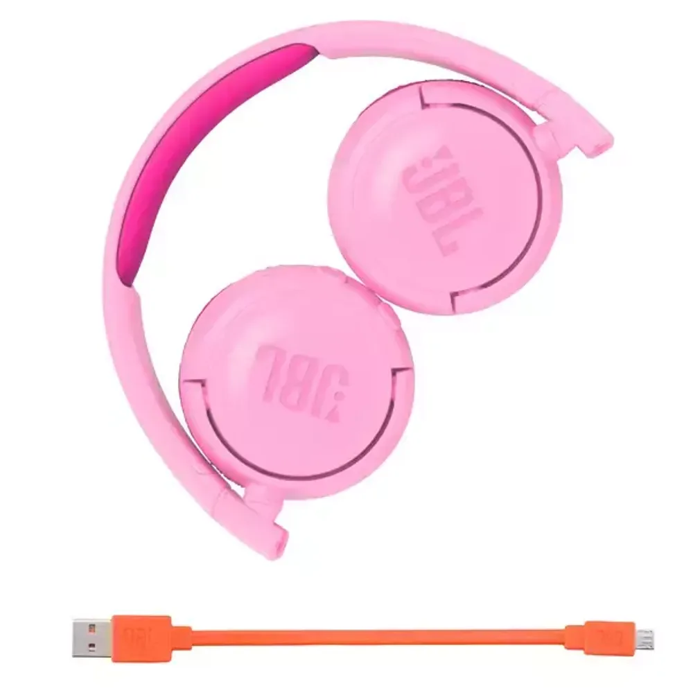 Накладные детские наушники JBL JR300 Kids Pink - 6