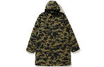 A Bathing Ape Gore Tex 1st Camo Long Худи Куртка зеленый