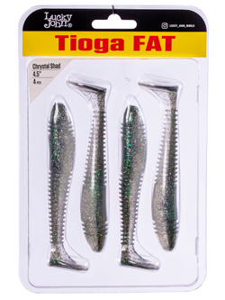 Виброхвосты съедоб. искусст. LJ Pro Series TIOGA FAT 4.5in (11.43)/Z11 4шт.