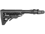 Складной телескопический приклад GL-CORE для АКМС, чёрный, Fab Defense