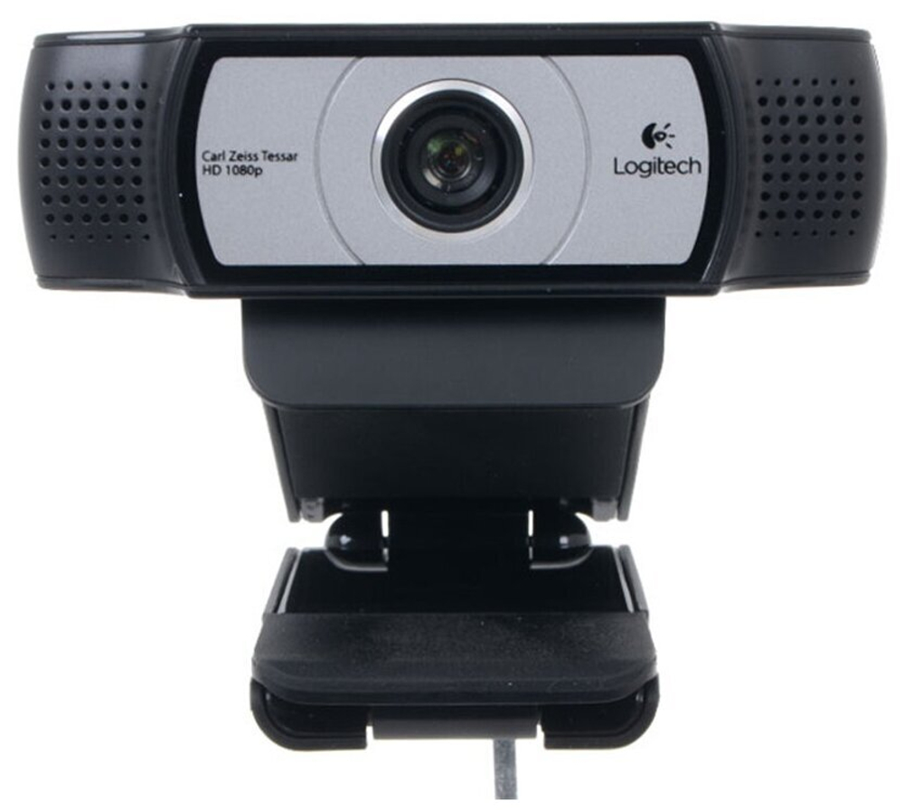 Веб-камера Logitech C930c, 3Мп, черный, FHD, 2-mic, 30FPS, автофокус (960-001260)