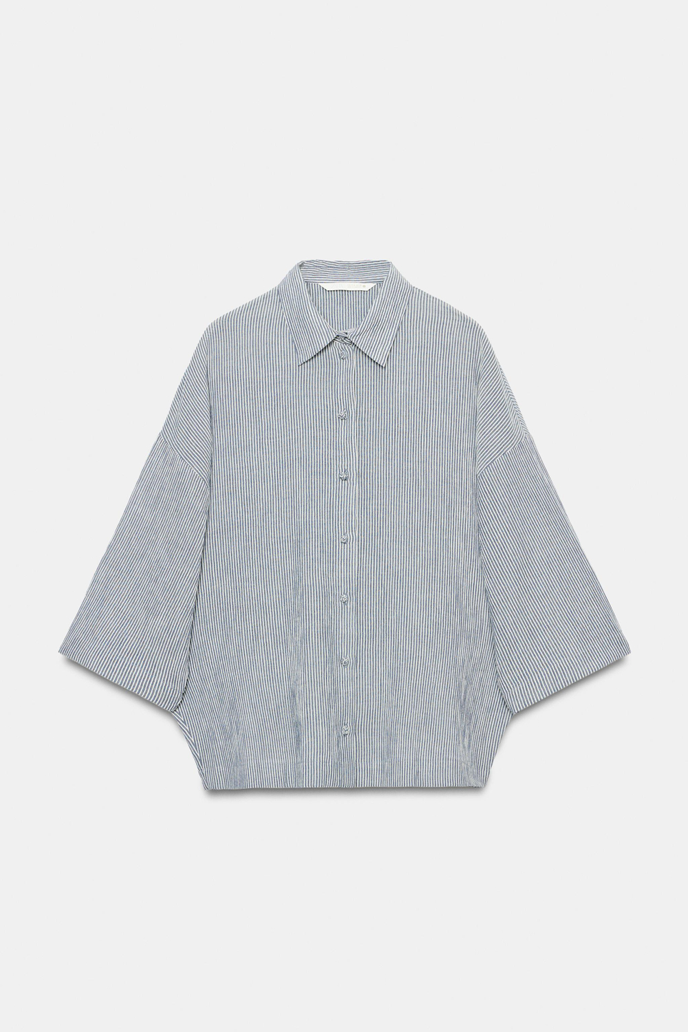 РУБАШКА С КОРОТКИМ РУКАВОМ ZW COLLECTION — ZARA