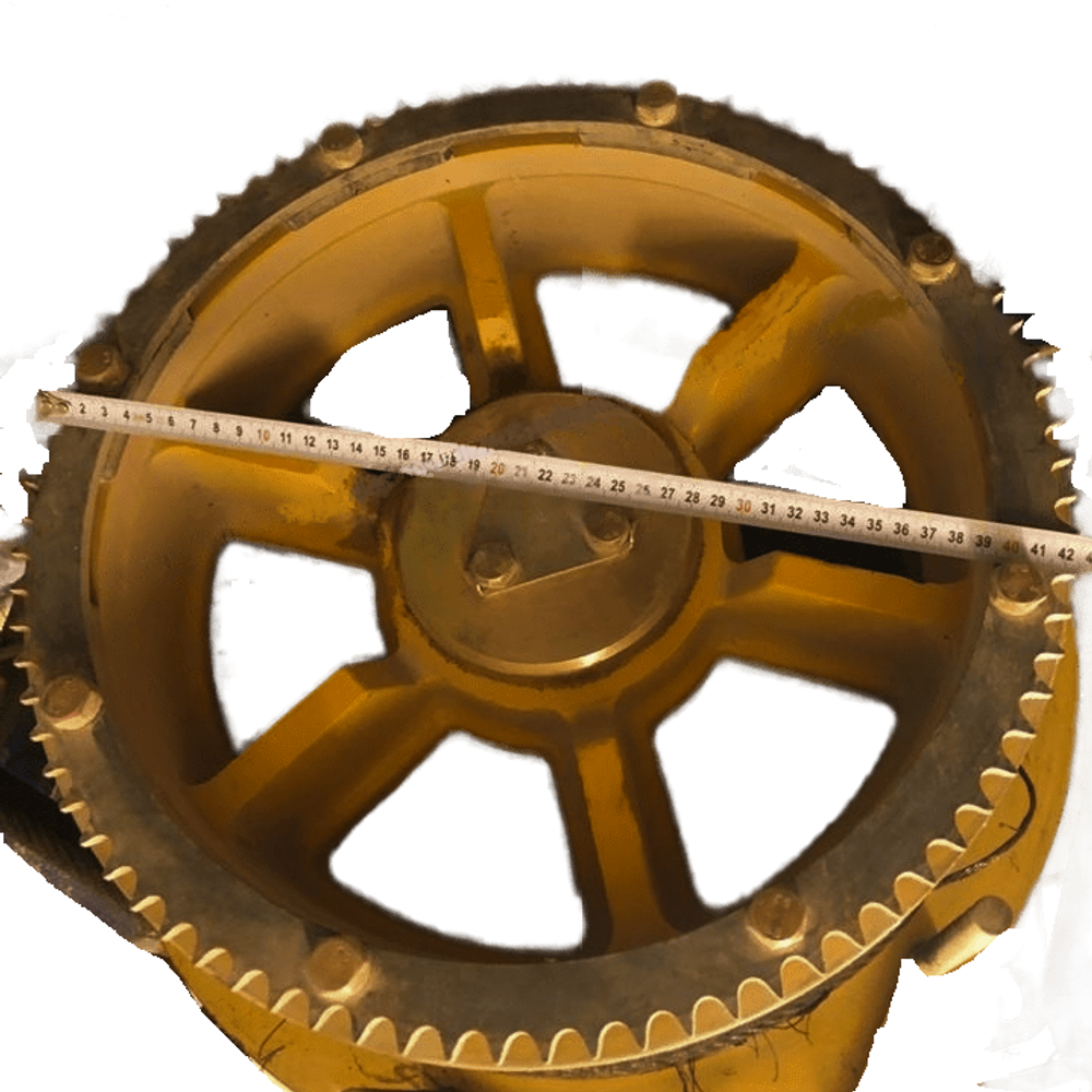 Канатоведущий шкив D420x5x10 мм для лебедки YTW2-260GF