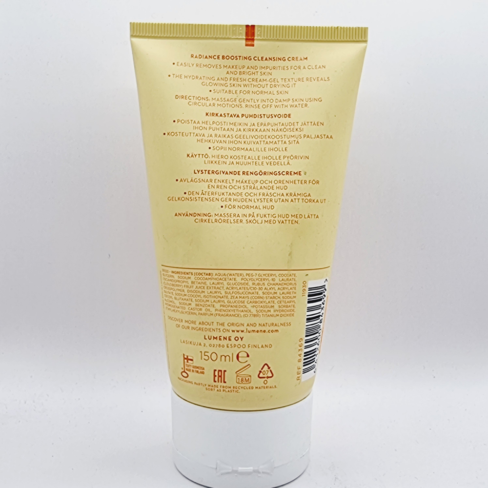 Kрем Lumene Kirkas Cleansing Cream очищающий с экстрактом морошки,150 мл (из Финляндии)