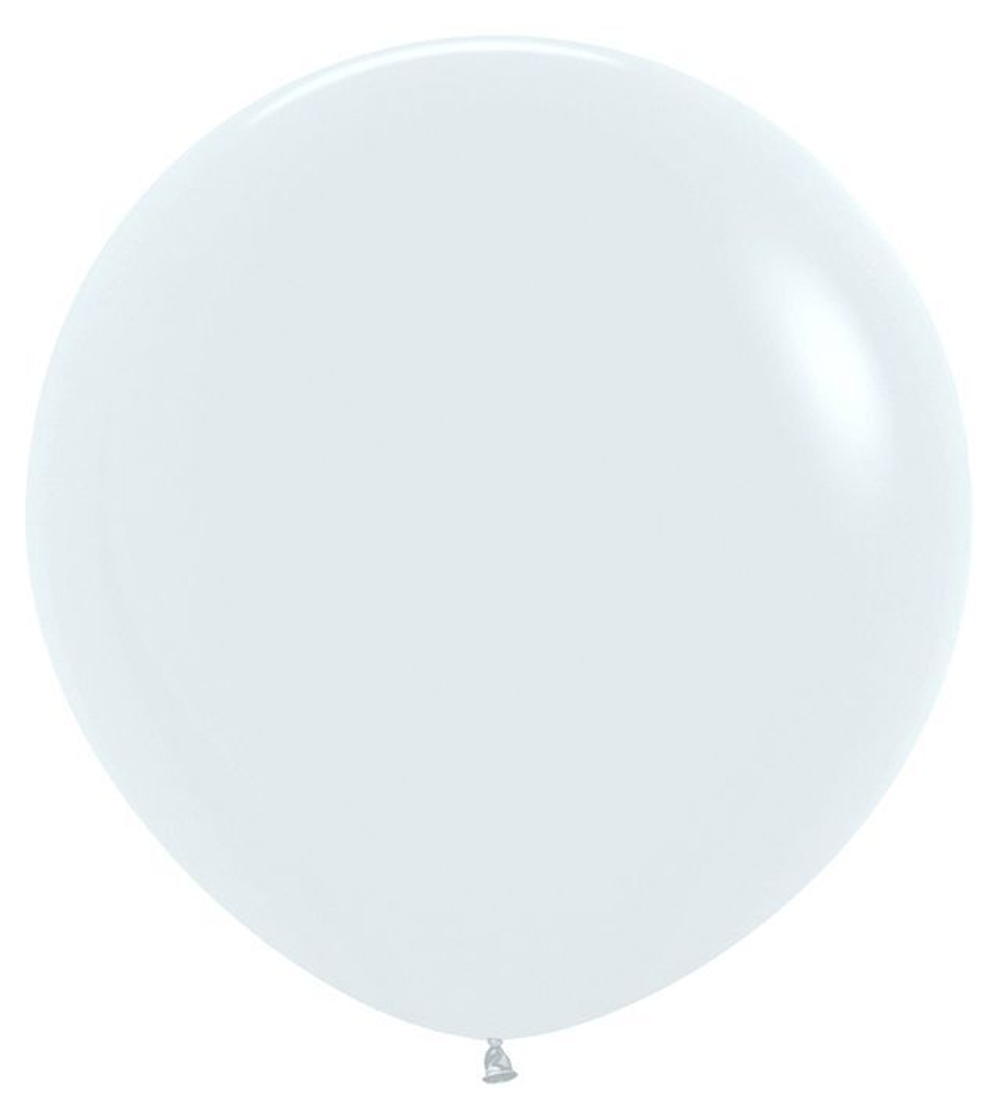 Шар 24" Белый, Пастель / White 005 Sp