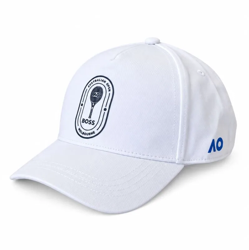 Теннисная кепка BOSS x AO Kids Logo - white