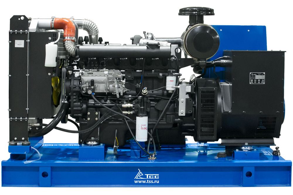 Дизельный генератор ТСС ЭД-100-Т400 в погодозащитном кожухе на прицепе - [100 кВт /  TSS Diesel]