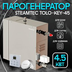 Steamtec TOLO KEY 45 - 4.5 кВт (стандартный модуль управления), парогенератор для хамама и турецкой бани