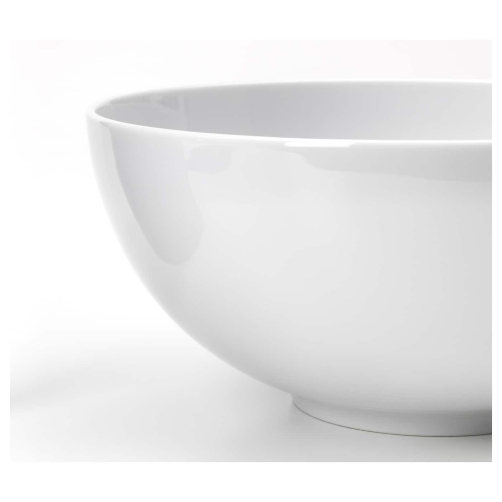 IKEA 365+ Миска, закругленные бока, белая, 22 см