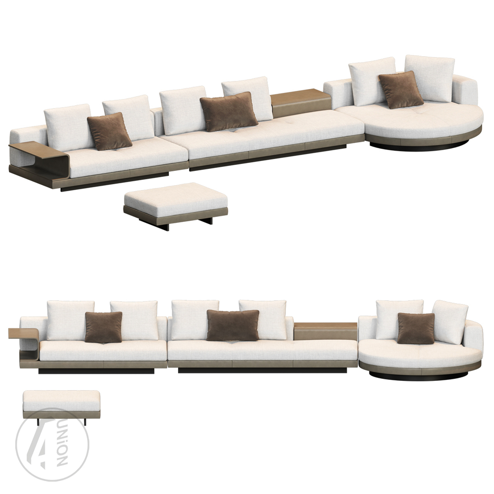 Connery sofa by Minotti Set 2 module 3