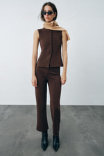 ЗАУЖЕННЫЕ БРЮКИ С КАРМАНАМИ — ZARA