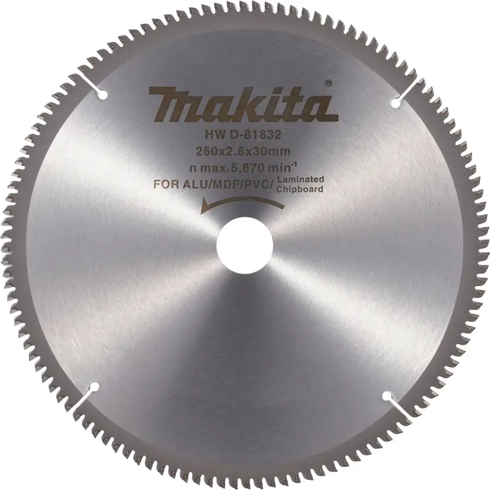 Пильный диск универсальный 260x30x2.6/1.8x120T Makita D-81832