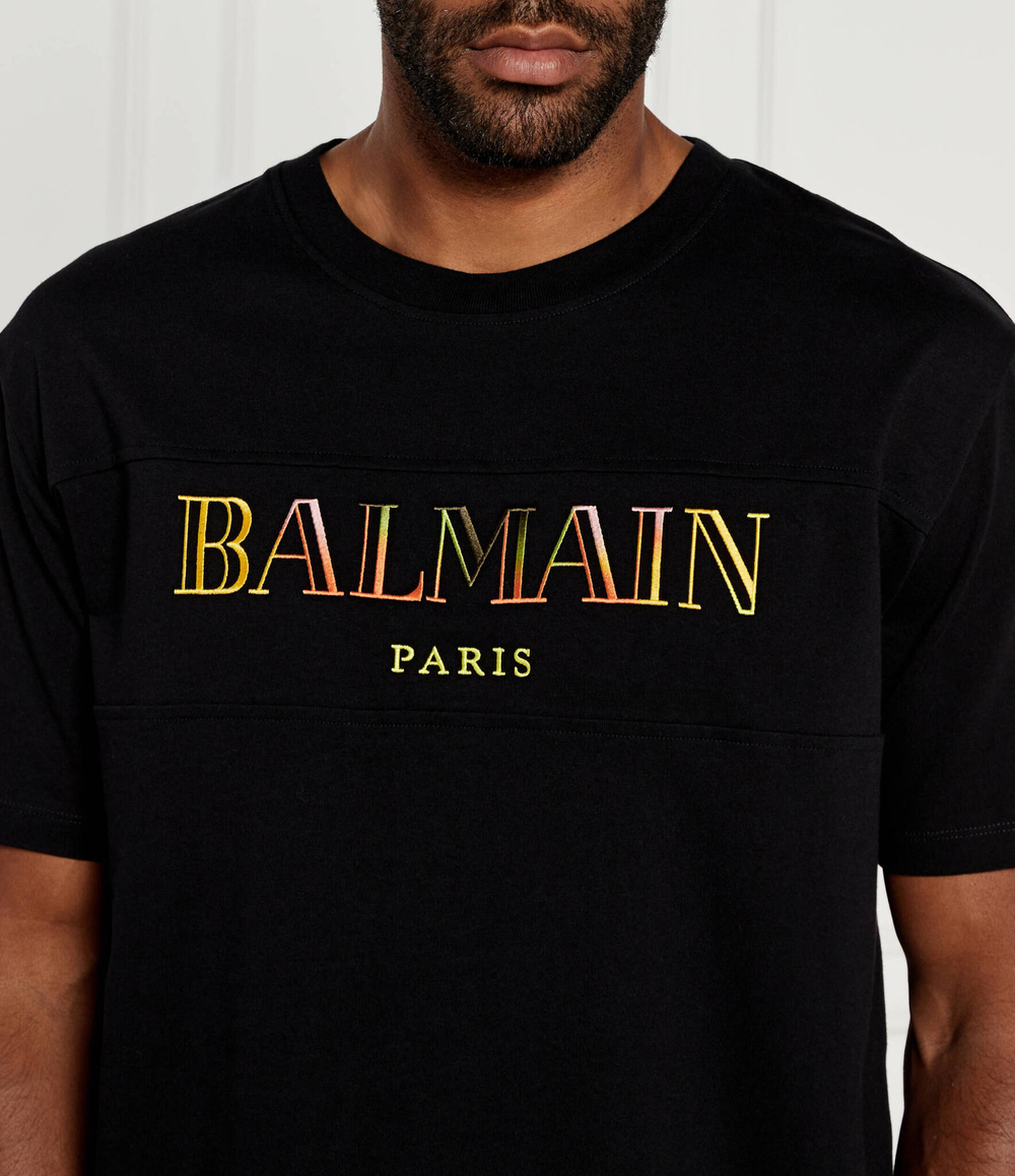 Футболка Balmain - черный(DH0EG006 BC81)