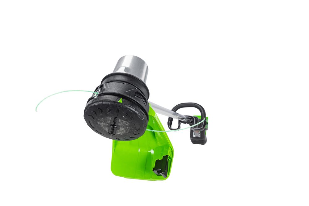 Аккумуляторный триммер Greenworks GD82LTK2, 82v, 40 см, (2110607UA), с аккумулятором 2.5 А·ч и зарядным устройством
