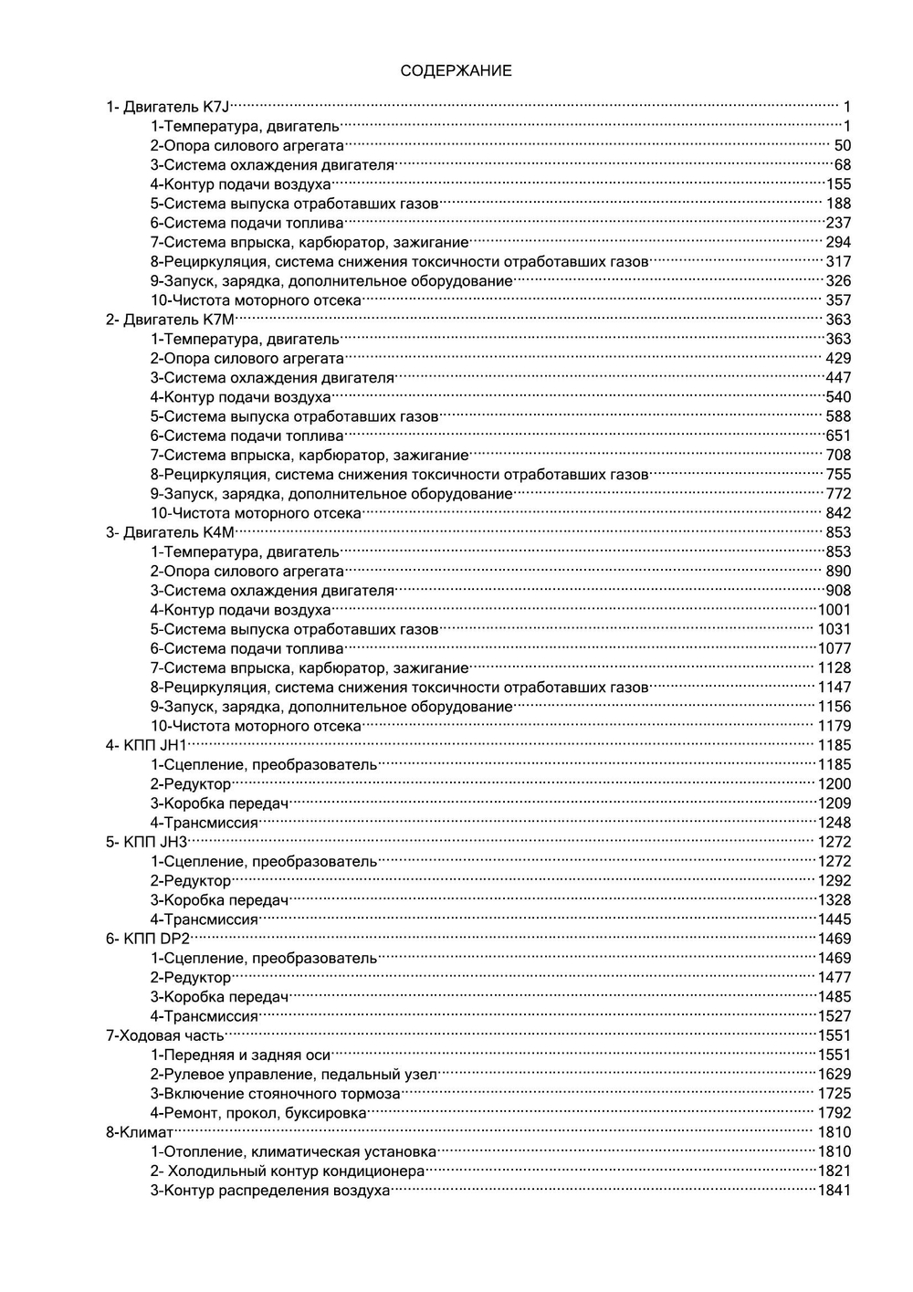 Каталог запчастей Сандеро/Степвэй 1