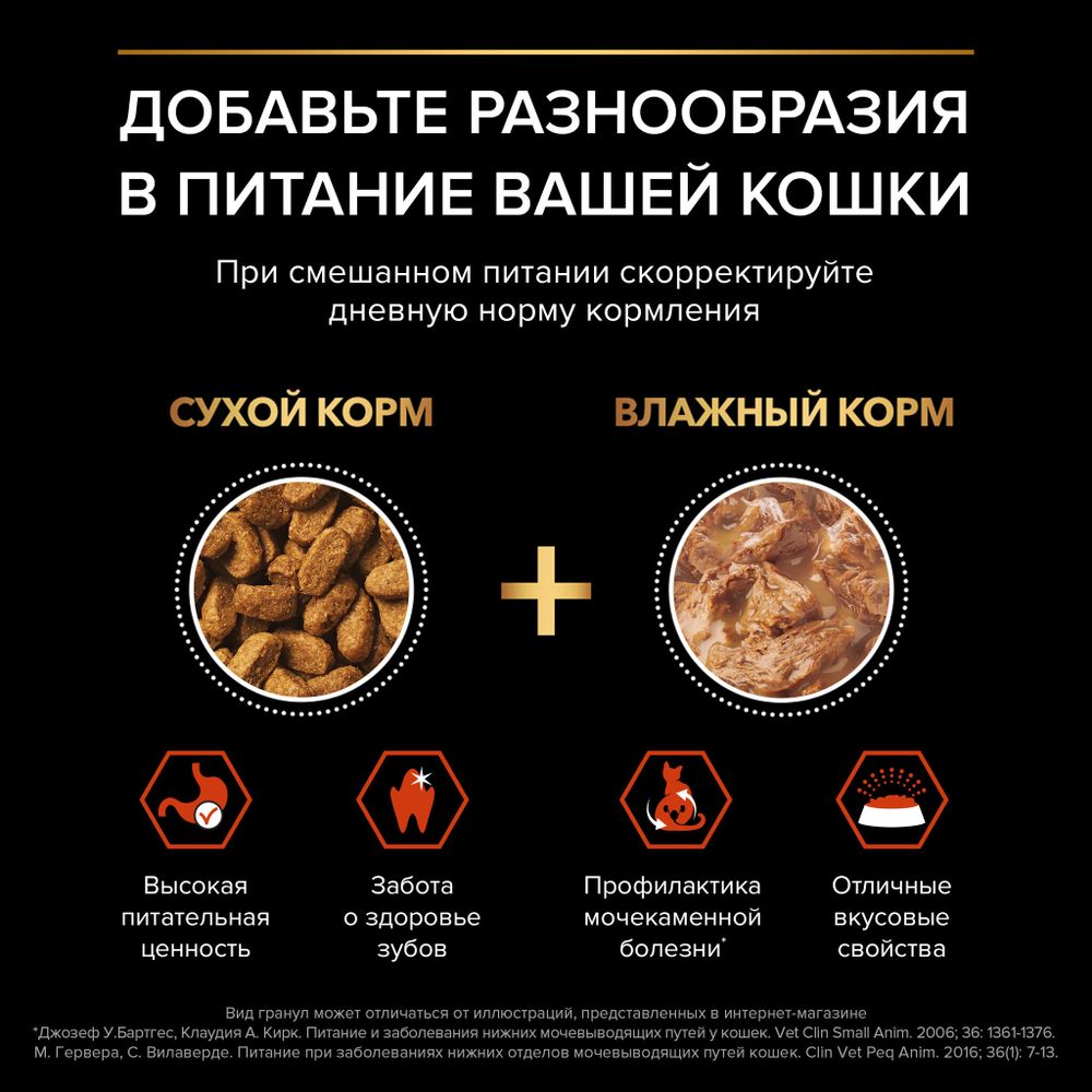 Сухой корм Pro Plan Sterilised VITAL FUNCTIONS для стерилизованных кошек для поддержания функций почек, мозга и иммунитета с лососем