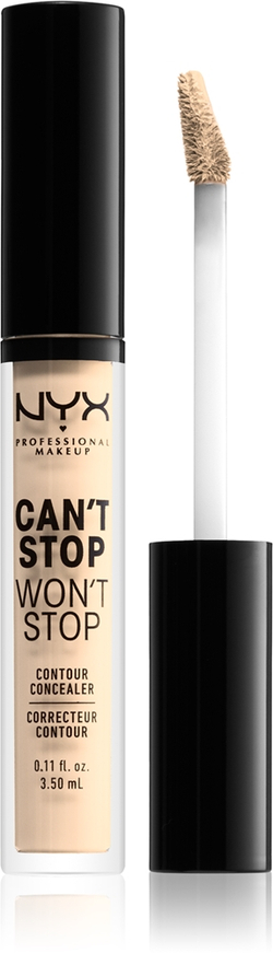 NYX Professional Makeup Can't Stop Won't Stop - Корректор в жидкой текстуре оттенок 01 Pale, 3 ml