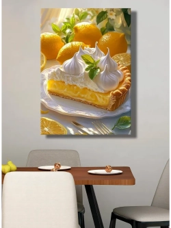Картина "Лимонный пирог", галерейная 30х40см 1шт.