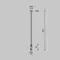 Крепление потолочное Accessories for tracks Flarity TRA159C-D1-B Maytoni