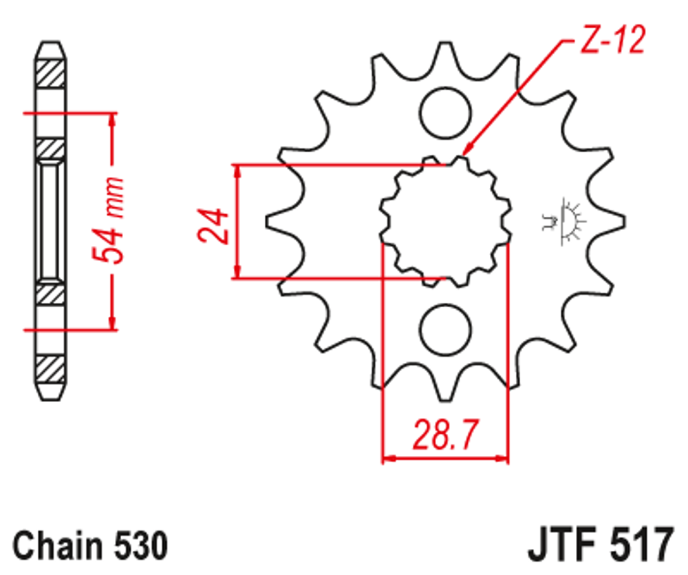 Звезда JTF517.17RB