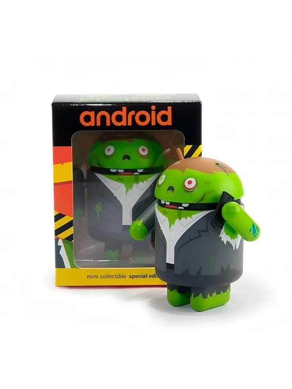 Android Mini Collectible Figure Special Edition робот коллекционный, зомби (Zombie Procces)