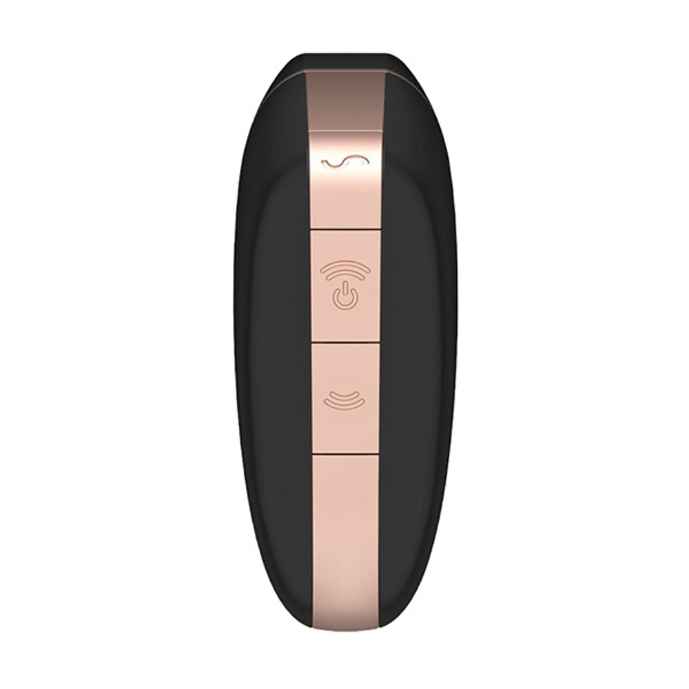 Черный вакуум-волновой вибростимулятор 9см Satisfyer Love Triangle