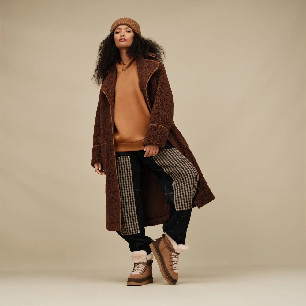 UGG Угги Classic Heritage Lace-Up, каштановый