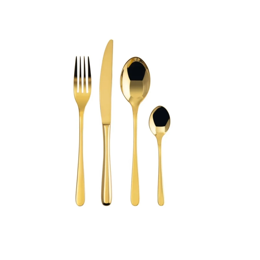 Sambonet Набор столовых приборов Taste PVD 24 предмета (6 персон) Золото EAN 8014808166709