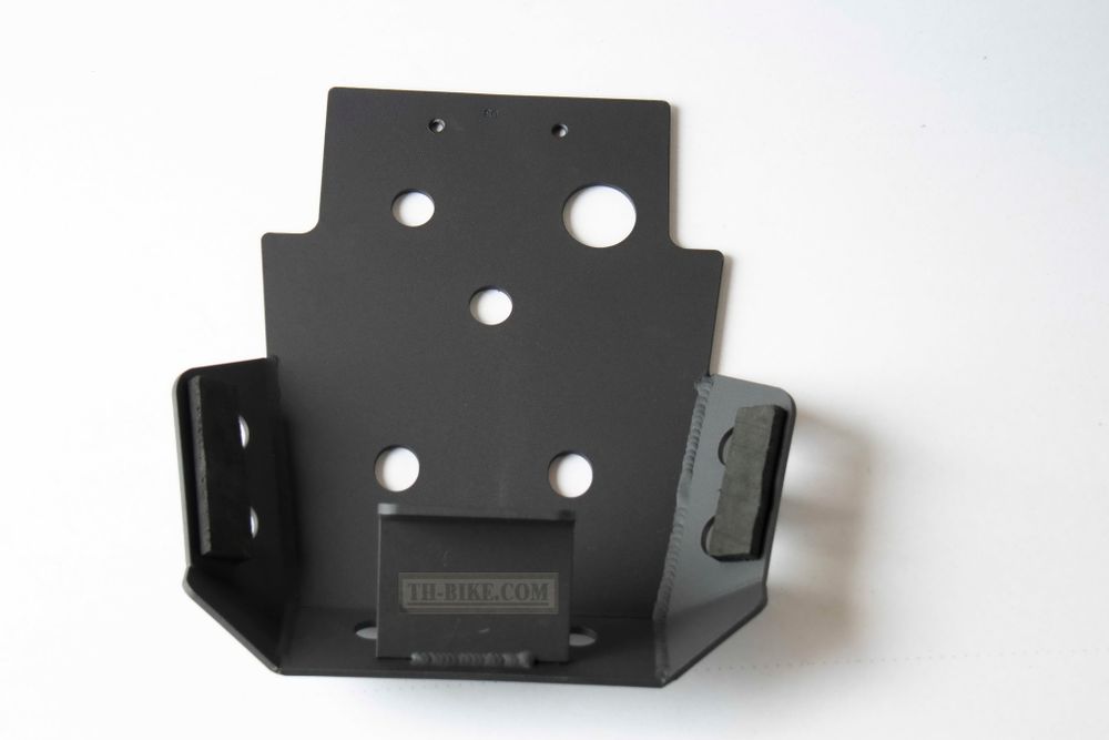 Skid Plate for Honda CRF250RALLY (2017-2020). YAMOTO. Aluminium, 4mm. V1.4 BLACK color