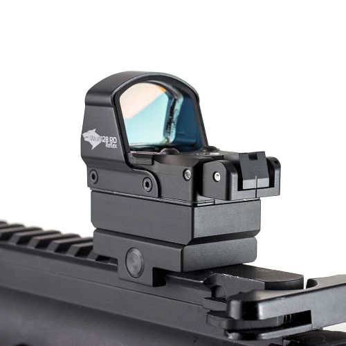 Прицел коллиматорный Veber Wolf Reflex 128 RD (открытый, 5 МОА, weaver/picatinny)