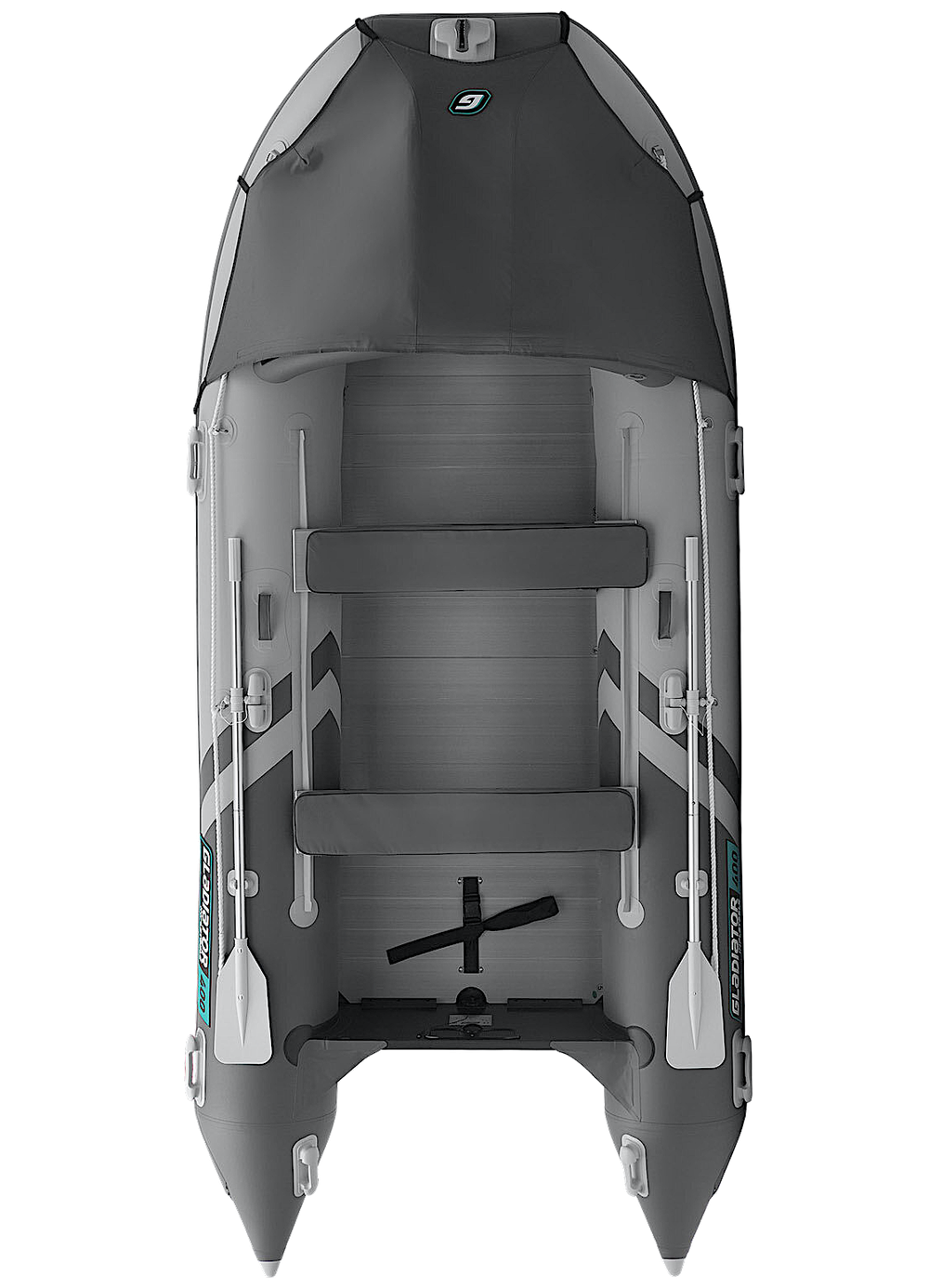 Лодка ПВХ Gladiator Active C400AL с алюминиевым полом -