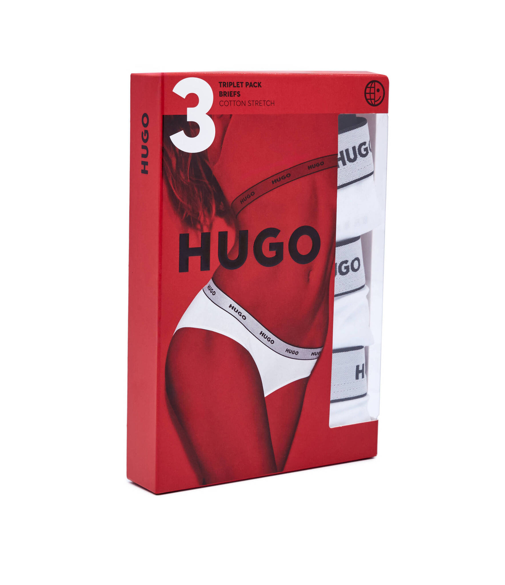 трусики 3 пары Hugo Bodywear - белый(50469657)