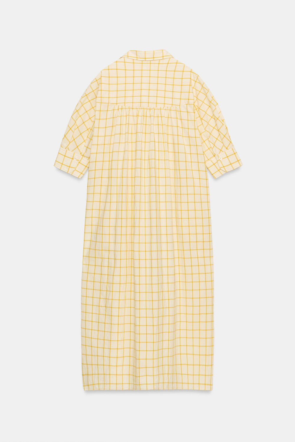 ПЛАТЬЕ-РУБАШКА В КЛЕТКУ — ZW COLLECTION — ZARA