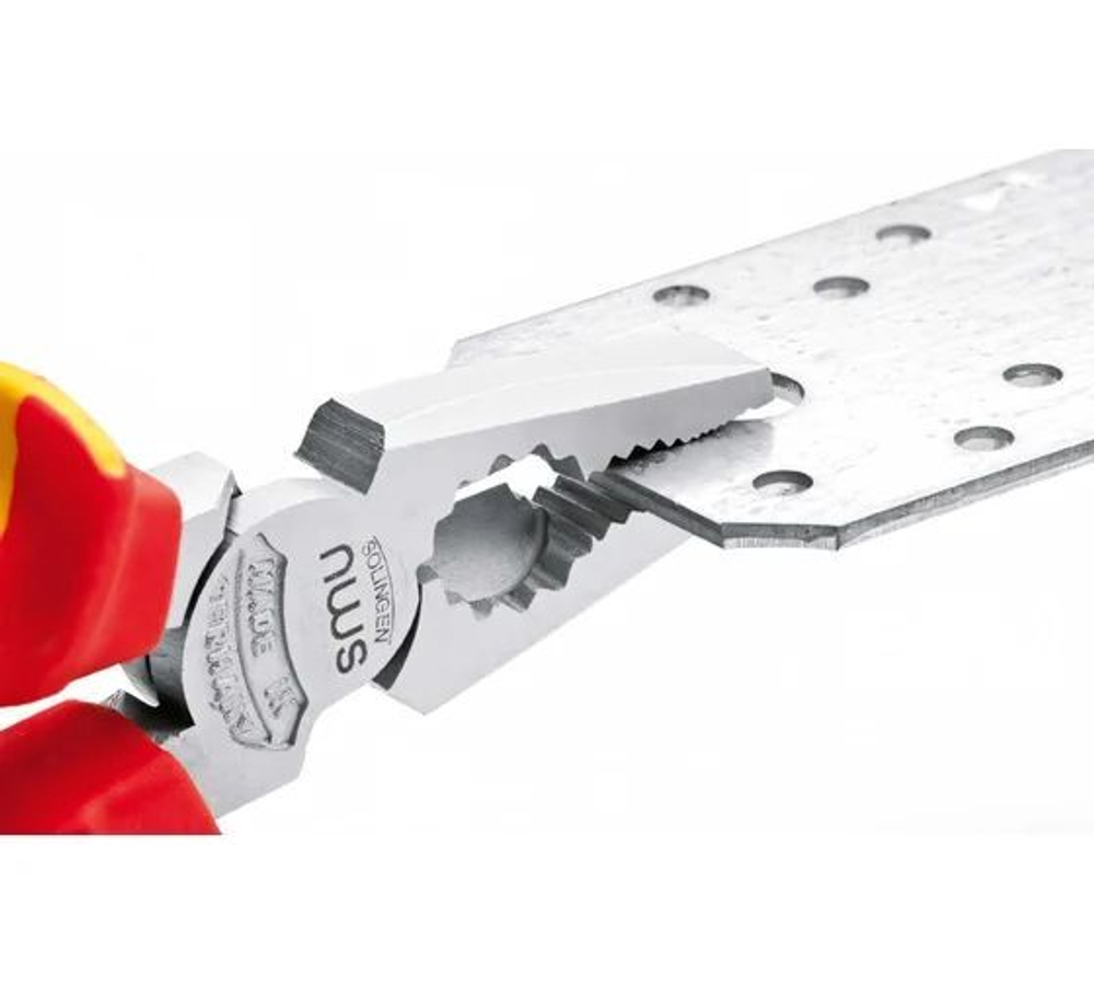 NWS Пассатижи диэлектр. CombiMax 1000В VDE 165 мм, покрытие Crom, рукоятки SoftGripp
