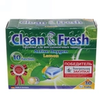Таблетки для посудомойки «CLEAN&FRESH» 5 в 1, 30 таб.(midi)
