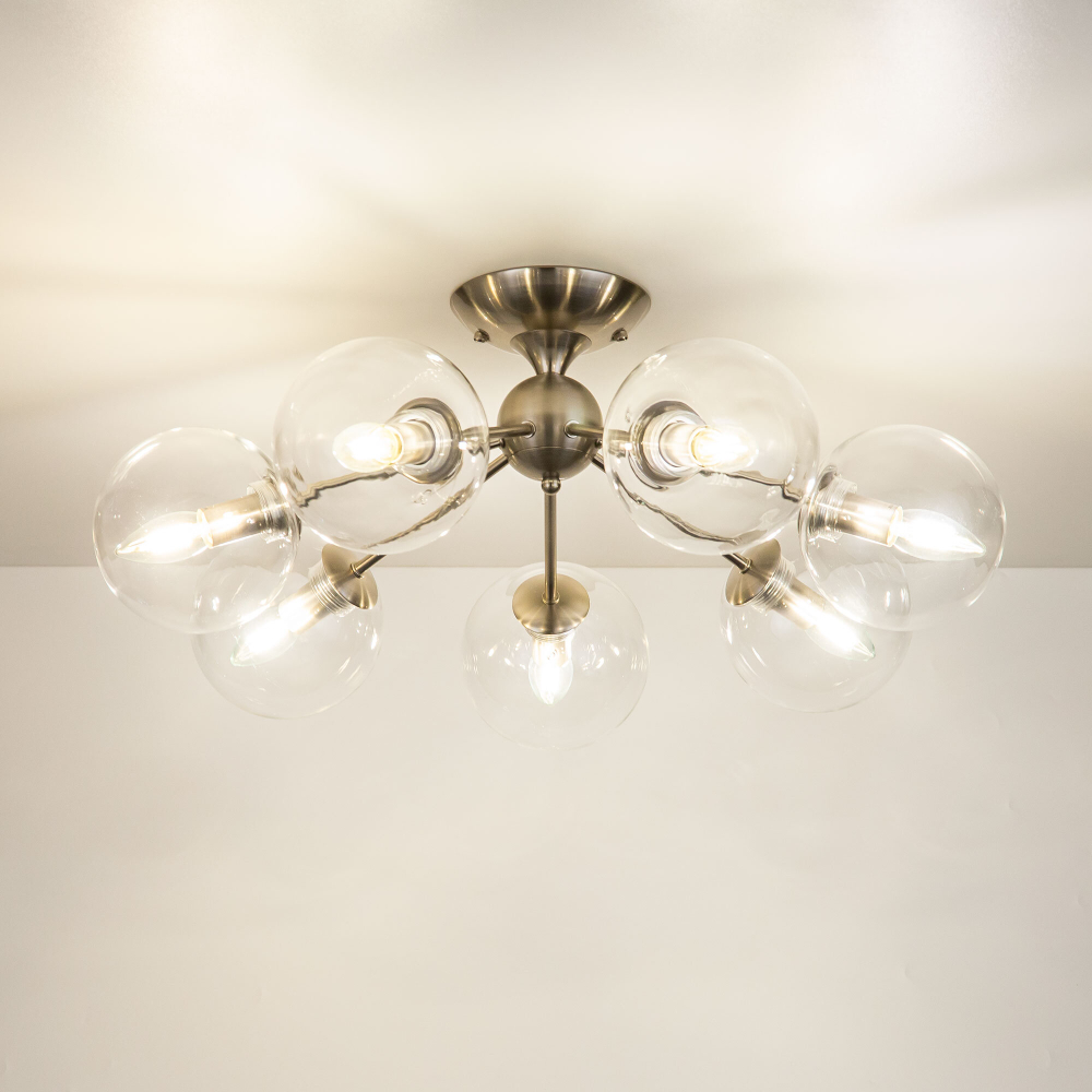 Citilux Томми CL102171 Люстра потолочная Матовый Хром