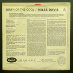 Miles Davis ‎– Birth Of The Cool (Англия 1963г.)