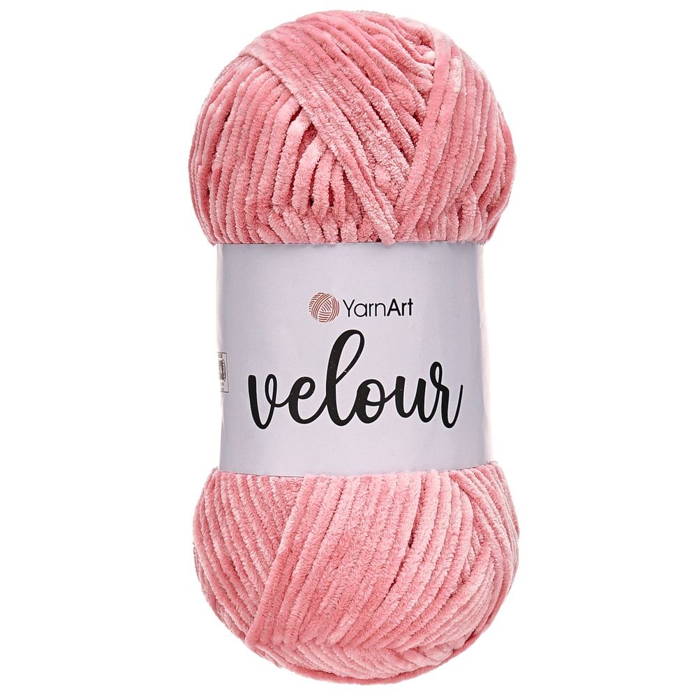 Пряжа YarnArt (ЯрнАрт) Velour / уп.5 мот. по 100 г, 170м, 862 пыльно-розовый