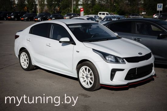 Сплиттер переднего бампера для Kia Rio IV