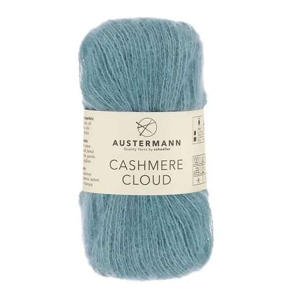 Пряжа Austermann (Аустерманн) Cashmere Cloud / уп.10 мот. по 25 г, 180 м, 90349-0015