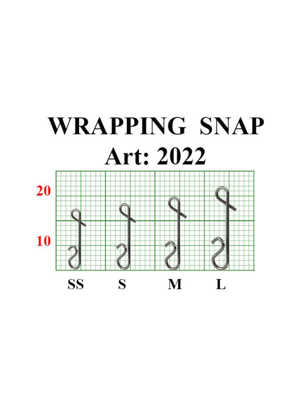 Застежка рыболовная безузловая WRAPPING SNAP 2022 SS
