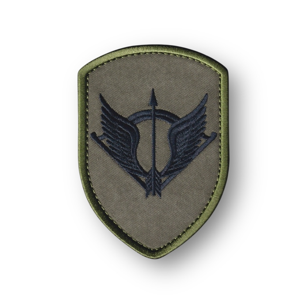 Нашивка ( Шеврон / Патч / Patch ) Тактическая ССО ( Силы Специальных Операций РФ ) / Полевая Черная | АТРИБУТИКА.