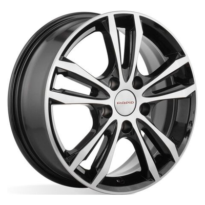 Диск Литой K&K Samara (КС866) 6 x R16 4x108 D63.35 ET47.5 Алмаз черный SK