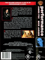 Performance / Mick Jagger, Donald Cammell, Nicolas Roeg (VHS)