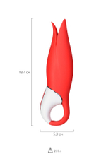 Вибратор Satisfyer Vibes Power Flower силикон красный