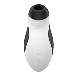 Вакуумно-волновой стимулятор с вибрацией Satisfyer Orca, черно-белый
