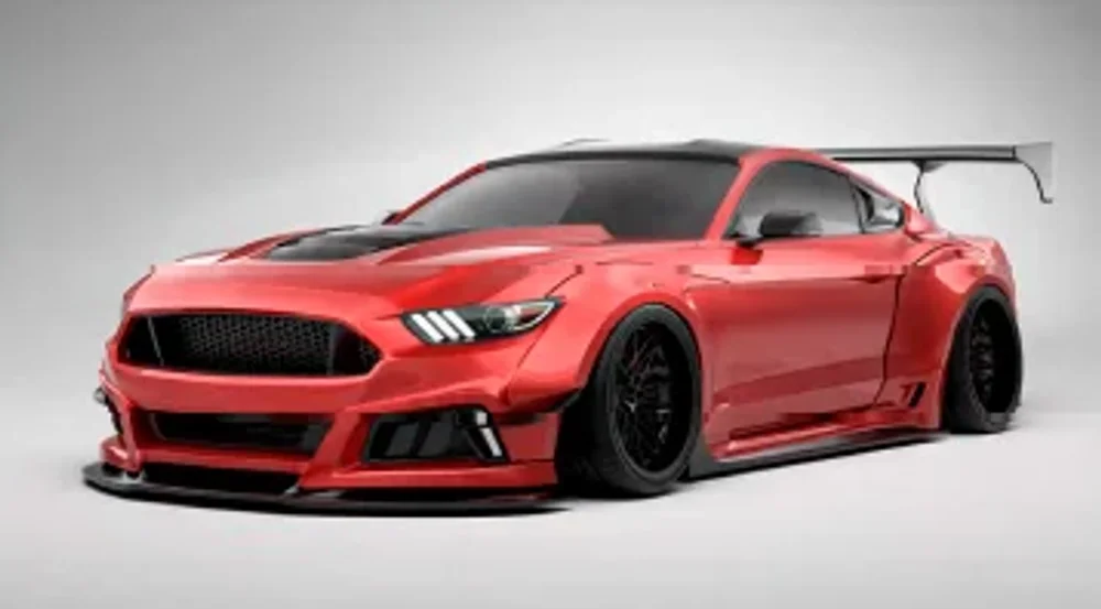 Обвес для Ford Mustang S550 2015-2023 Форд Мустанг карбоновый тюнинг Robot robotbodykits